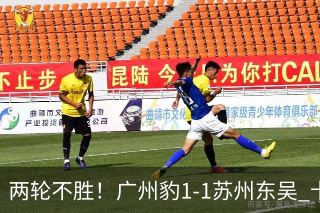 两轮不胜！广州豹1-1苏州东吴 卡马拉破门王彬翰绝平